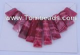 NGP124 Dyed rhodochrosite gemstone pendants set jewelry wholesale