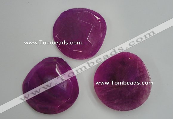 NGP1243 40*50mm - 45*55mm freeform agate gemstone pendants wholesale