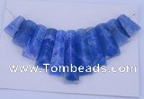 NGP125 Dyed blue lace agate gemstone pendants set jewelry wholesale