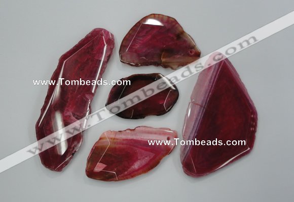 NGP1257 30*40mm - 50*70mm freeform agate gemstone pendants wholesale