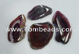 NGP1263 35*50mm - 45*65mm freeform agate gemstone pendants wholesale