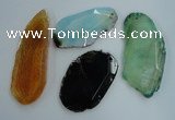 NGP1264 35*45mm - 45*65mm freeform agate gemstone pendants wholesale