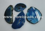 NGP1265 40*55mm - 60*80mm freeform agate gemstone pendants wholesale