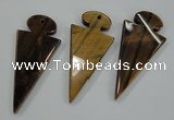 NGP1311 25*60mm – 32*65mm yellow tiger eye pendants wholesale