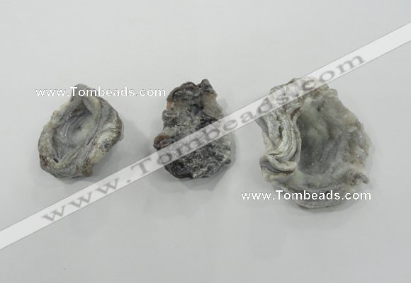 NGP1325 30*40mm - 50*60mm freeform agate gemstone pendants wholesale