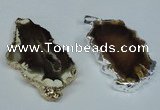 NGP1474 30*40mm - 40*50mm freeform agate gemstone pendants