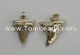 NGP1578 20*22mm - 20*25mm shark teeth pendants wholesale