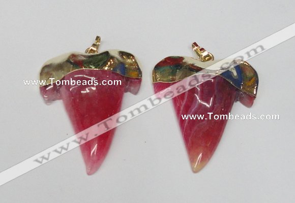 NGP1588 32*42mm - 35*45mm agate gemstone pendants