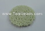 NGP1600 65*70mm Carved natural hetian jade pendants wholesale