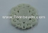 NGP1603 71*71mm Carved natural hetian jade pendants wholesale