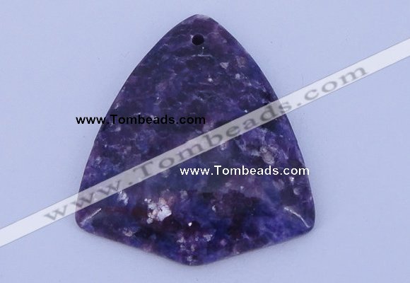 NGP161 2pcs 40*45mm fashion kunzite gemstone pendants jewelry