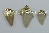 NGP1677 18*25mm - 22*30mm shark teeth pendants wholesale