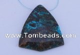 NGP186 38*43mm chrysocolla gemstone pendant jewelry wholesale