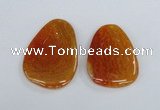 NGP1863 40*52mm - 40*58mm freeform agate gemstone pendants