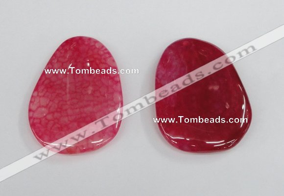 NGP1864 40*52mm - 40*58mm freeform agate gemstone pendants