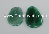 NGP1868 40*52mm - 40*58mm freeform agate gemstone pendants