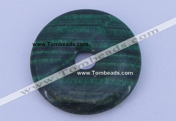 NGP216 5*35mm fashion dyed malachite gemstone donut pendant