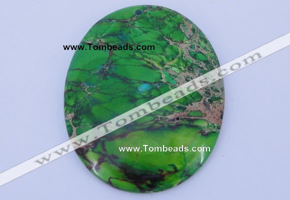 NGP235 40*50mm fashion dyed imperial jasper gemstone pendants