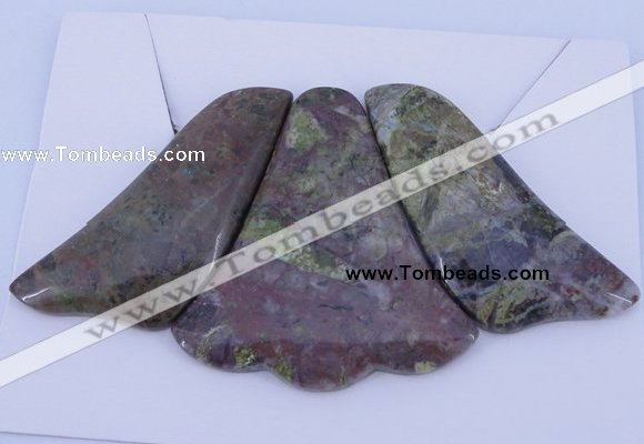 NGP24 Green rain forest stone pendants set jewelry wholesale