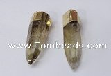 NGP2415 15*60mm - 18*70mm sticks quartz pendants wholesale