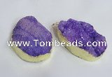 NGP2471 45*55mm - 50*65mm freeform druzy agate pendants wholesale