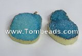 NGP2473 45*55mm - 50*65mm freeform druzy agate pendants wholesale