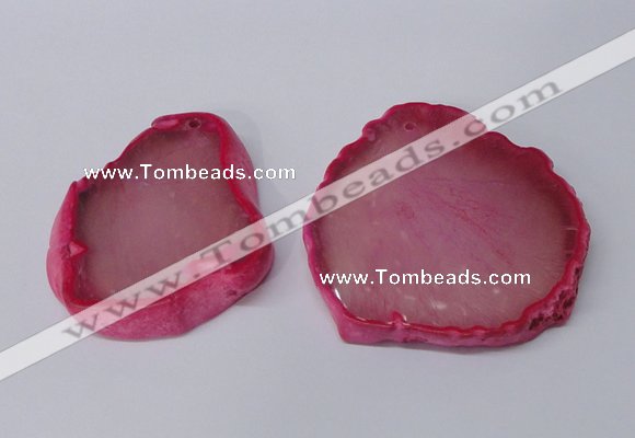 NGP2481 45*50mm - 55*65mm freeform agate gemstone pendants