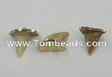 NGP2498 15*18mm - 18*20mm shark teeth pendants wholesale