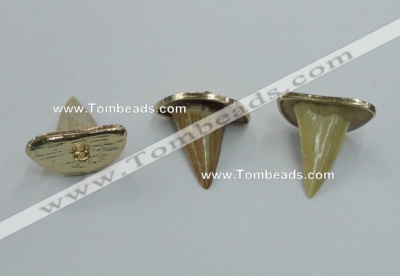 NGP2499 18*20mm - 22*25mm shark teeth pendants wholesale