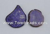 NGP2712 45*50mm - 55*75mm freeform druzy agate pendants