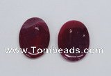 NGP2748 35*50mm oval agate gemstone pendants wholesale