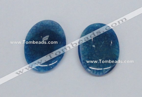 NGP2749 35*50mm oval agate gemstone pendants wholesale