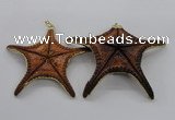 NGP2762 50*55mm - 75*85mm starfish pendants wholesale