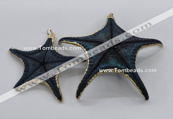 NGP2765 50*55mm - 75*85mm starfish pendants wholesale