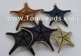 NGP2767 50*55mm - 75*85mm starfish pendants wholesale