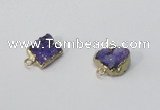 NGP2891 8*10mm - 10*12mm freeform druzy agate pendants