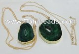 NGP2951 35*45mm – 45*55mm freeform agate gemstone pendants