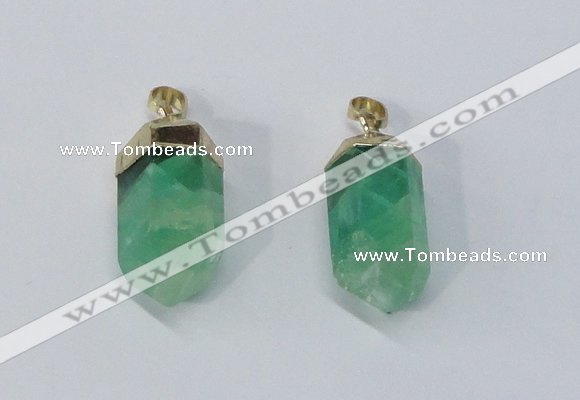 NGP3024 12*30mm – 15*40mm sticks fluorite gemstone pendants