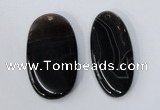 NGP3032 25*50mm – 30*55mm oval agate gemstone pendants