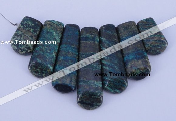 NGP31 Fashion long spar stone pendants set jewelry wholesale