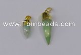 NGP3107 9*20mm – 11*40mm sticks Australia chrysoprase pendants