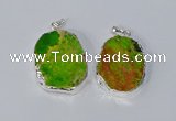 NGP3153 25*35mm - 35*45mm freeform sea sediment jasper pendants