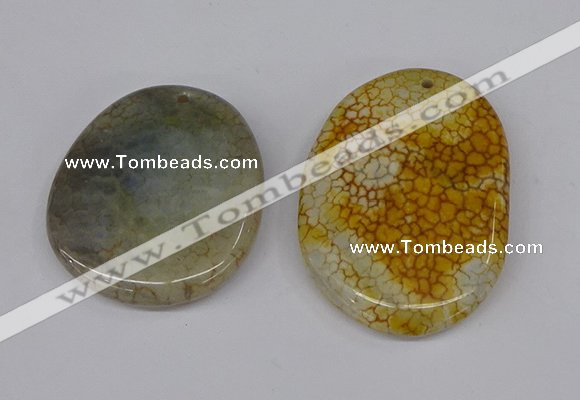 NGP3203 35*40mm - 40*50mm freeform agate slab pendants