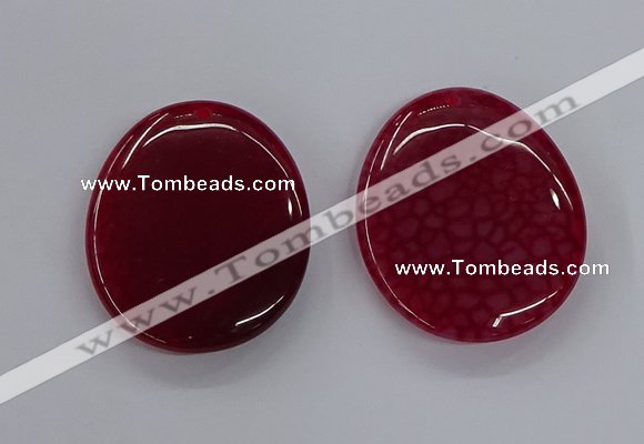 NGP3232 42*52mm - 45*55mm freeform agate gemstone pendants