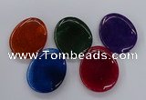 NGP3236 42*52mm - 45*55mm freeform agate gemstone pendants