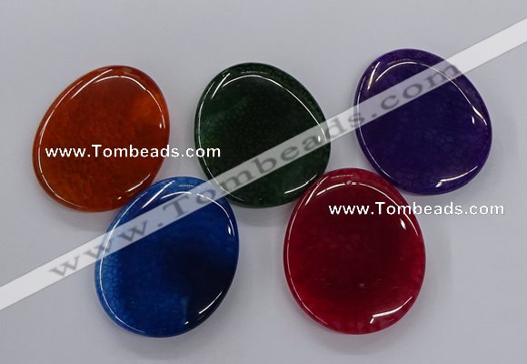 NGP3236 42*52mm - 45*55mm freeform agate gemstone pendants