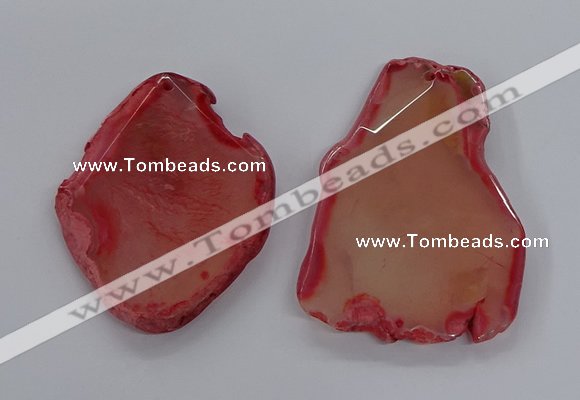 NGP3241 55*65mm - 50*75mm freeform agate slab pendants