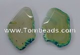 NGP3243 55*65mm - 50*75mm freeform agate slab pendants