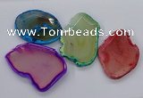 NGP3246 55*65mm - 50*75mm freeform agate slab pendants