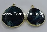 NGP3249 40*45mm - 50*55mm freeform agate gemstone pendants